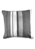 Fusion Whitworth Stripe Grey Filled Cushion (43cm x 43cm) - One Size Image 2