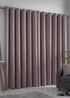 Fusion Strata Dimout Pink Eyelet Curtains - 46W X 54D (116x137cm) Image 3