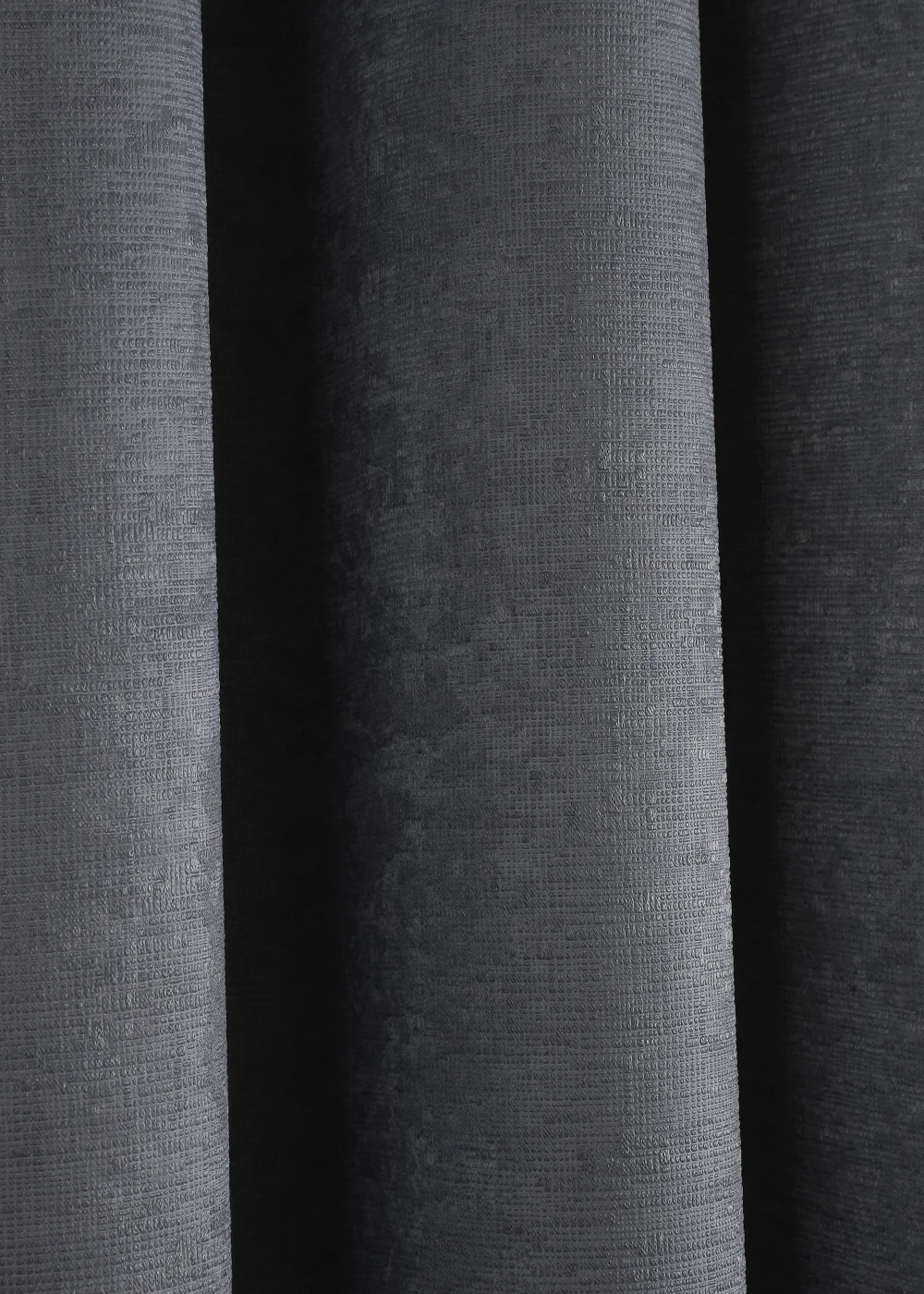 Fusion Strata Dimout Grey Eyelet Curtains - 46W X 54D (116x137cm) Image 4