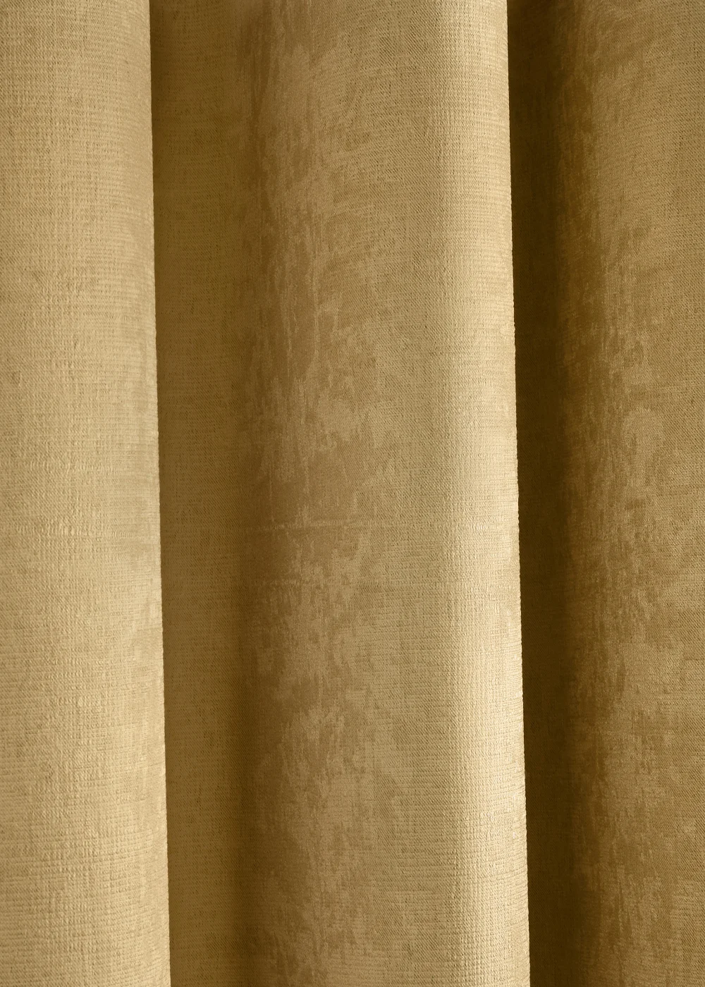Fusion Strata Dimout Yellow Eyelet Curtains - 46W X 54D (116x137cm) Image 3