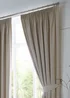 Fusion Dijon Blackout Natural Pencil Pleat Curtains - 46W X 54D (116x137cm) Image 2