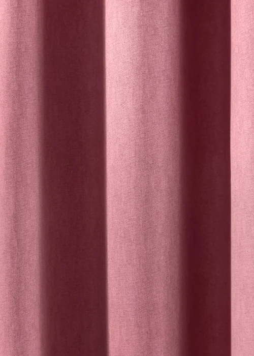 Fusion Sorbonne Pink Eyelet Curtains - 66W X 90D (168x229cm) Image 3