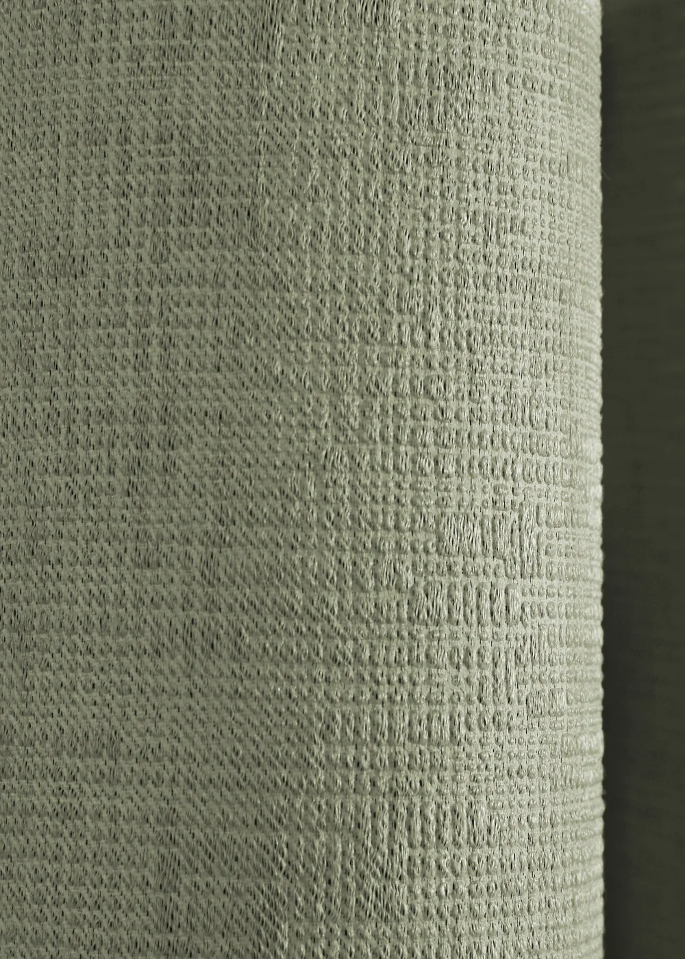 Fusion Strata Dimout Green Eyelet Curtains - 46W X 54D (116x137cm) Image 4