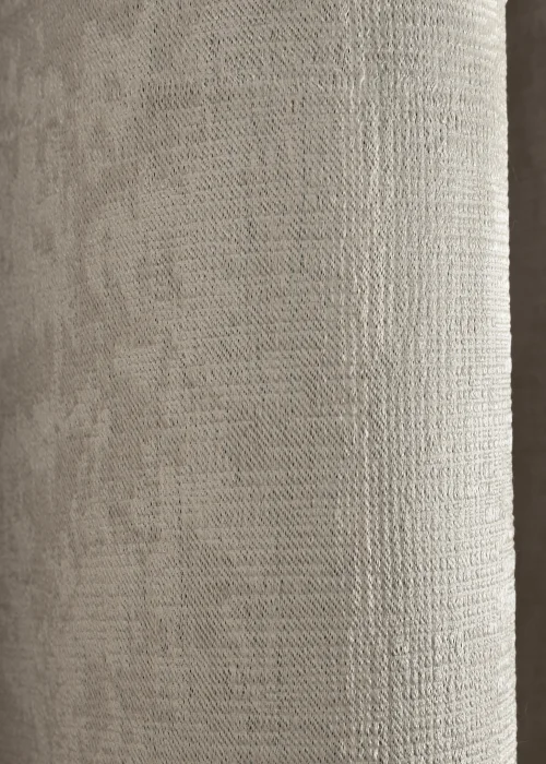 Fusion Strata Dimout Natural Eyelet Curtains - 46W X 54D (116x137cm) Image 5