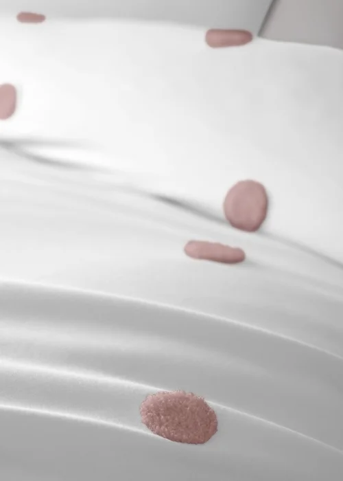 Appletree Dot Garden Pink Duvet Cover Set - Single Image 3