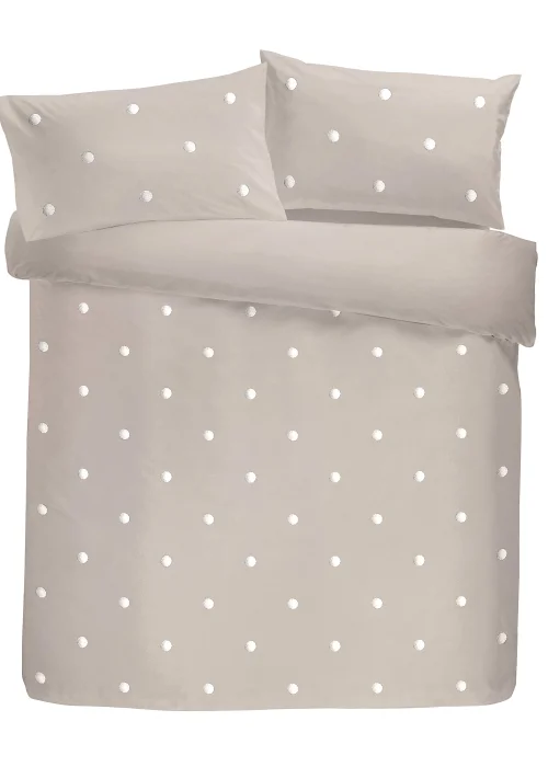 Appletree Dot Garden Beige Duvet Cover Set - Single Image 4