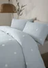 Appletree Dot Garden Blue Duvet Cover Set - Single Image 2