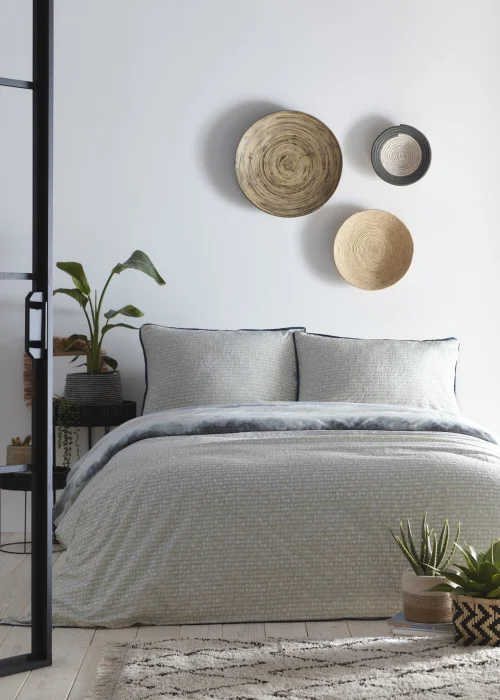 Appletree Landscape Blue Duvet Cover Set - Single Image 4