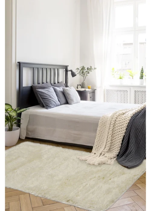 Homemaker Ivory Softwashable Rug - 100 x 150 Image 1