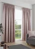 Fusion Galaxy Dimout Pink Pencil Pleat Curtains - 46W X 54D (116x137cm) Image 1