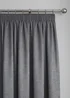Fusion Galaxy Dimout Grey Pencil Pleat Curtains - 46W X 54D (116x137cm) Image 2