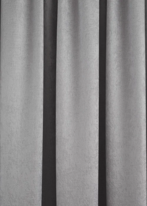 Fusion Galaxy Dimout Silver Pencil Pleat Curtains - 46W X 54D (116x137cm) Image 3