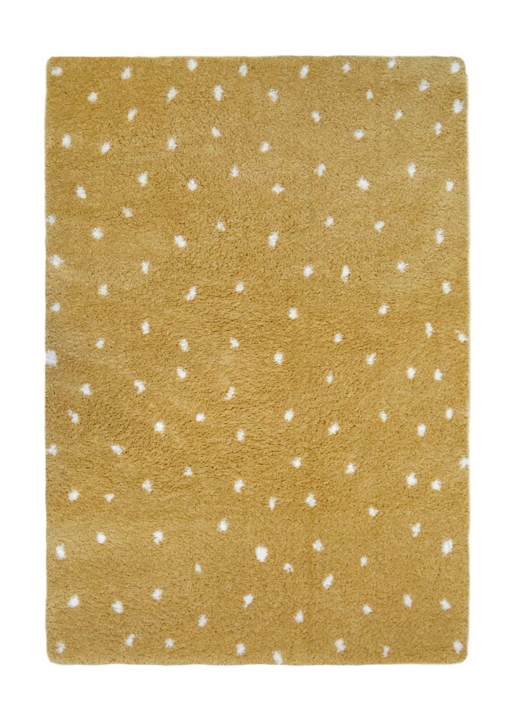 Homemaker Ochre Snug Shaggy Spot Rug - 80 x 150 Image 2