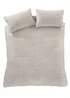 Catherine Lansfield Seersucker Duvet Cover Set Natural - Single Image 5