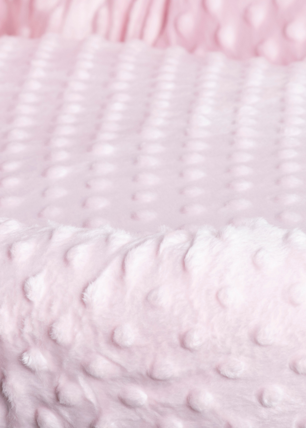 Clair de Lune Pink Dimple White Wicker Moses Basket - No Size Image 3