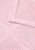 Clair de Lune Pink Soft Cotton Cellular Pram Blanket - 70 X 90 Image 3