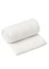 Clair de Lune White Soft Cotton Cellular Pram Blanket - 70 X 90 Image 2