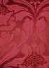 Fusion Eastbourne Jacquard Burgundy Pencil Pleat Curtains - 46W X 54D (116x137cm) Image 3
