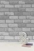 Arthouse Diamond Brick Wallpaper - One Size Image 2