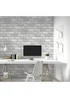 Arthouse Diamond Brick Wallpaper - One Size Image 4