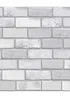 Arthouse Diamond Brick Wallpaper - One Size Image 1