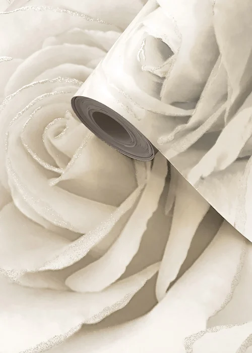 Muriva Madison Glitter Pearl Wallpaper - One Size Image 3