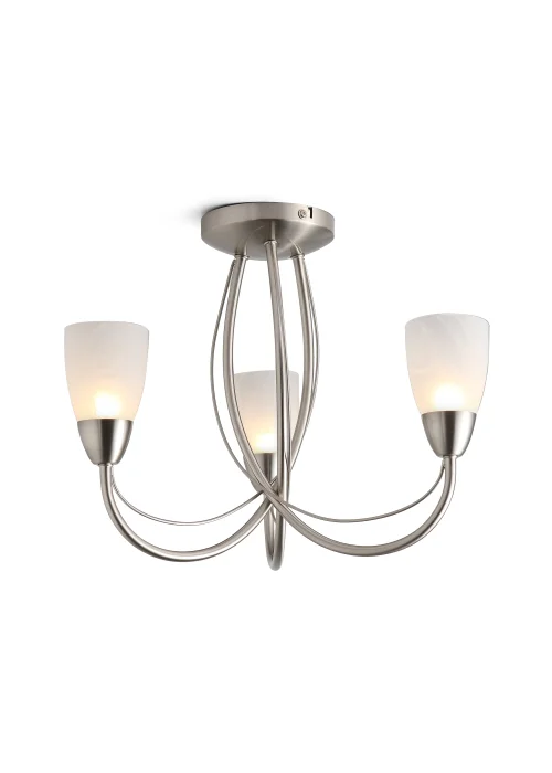 Inlight Prado 3 Light Ceiling Light (36cm x 44cm x 44cm) - One Size Image 3
