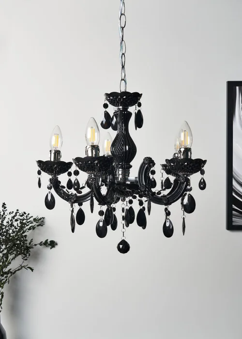 Inlight Charlotte 5 Light Chandelier (145cm x 45cm x 45cm) - One Size Image 2