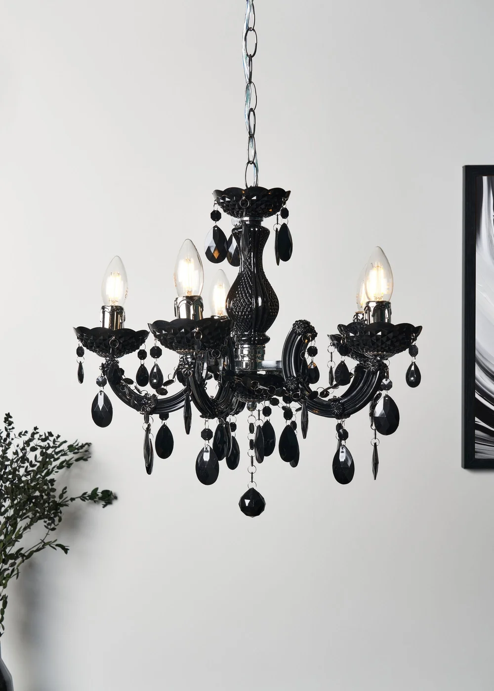 Inlight Charlotte 5 Light Chandelier (145cm x 45cm x 45cm) - One Size Image 1