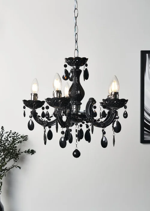 Inlight Charlotte 5 Light Chandelier (145cm x 45cm x 45cm) - One Size Image 1