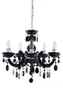 Inlight Charlotte 5 Light Chandelier (145cm x 45cm x 45cm) - One Size Image 4