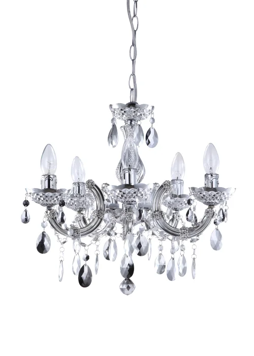 Inlight Charlotte 5 Light Chandelier (145cm x 45cm x 45cm) - One Size Image 4