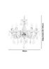 Inlight Charlotte 5 Light Chandelier (145cm x 45cm x 45cm) - One Size Image 6