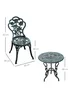 Outsunny 3 Piece Garden Cast Aluminium Bistro Set - No Size Image 3