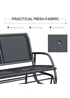 Outsunny 2-Person Outdoor Glider Bench Patio Double Swing Gliding Chair Loveseat - No Size Image 5