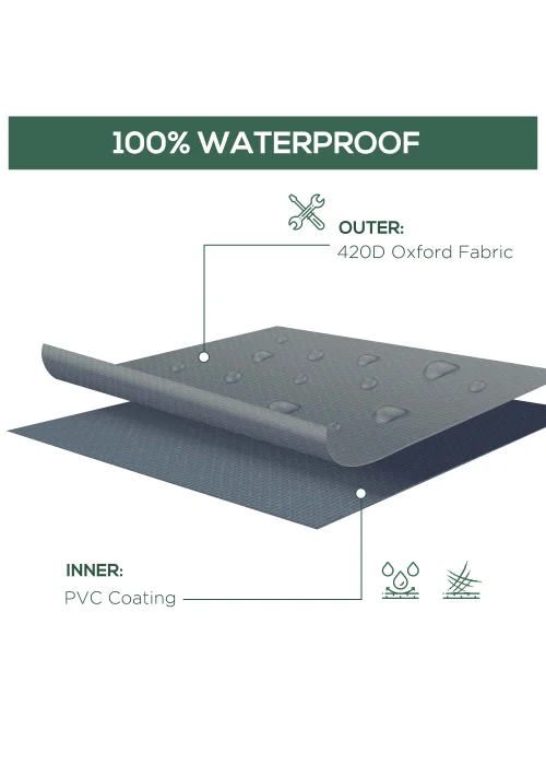 Outsunny Outdoor Garden 2 - 3 Seater Sofa Cover Furniture Set Cover - No Size Image 5