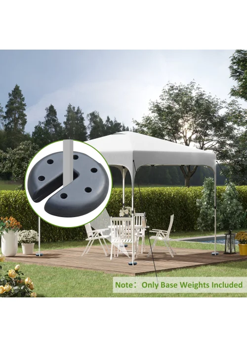 Outsunny Set of 4 PCs Gazebo Sand Weight Bag Bags Leg Weights Marquee Party Tent Canopy 8.8KG - No Size Image 1