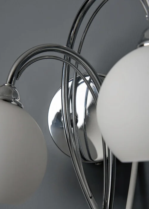 BHS Soni 2 Bulb Wall Light (23cm x 25cm x 20cm) - One Size Image 3