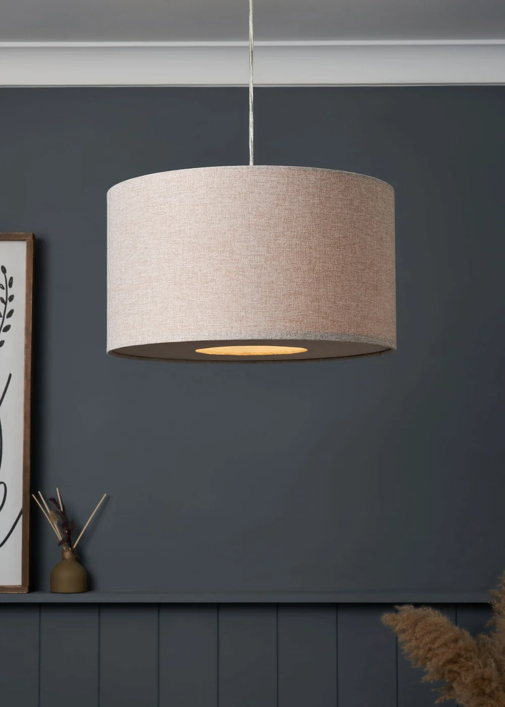 BHS Merle Easy Fit Light Shade (22cm x 39.5cm x 39.5cm) - One Size Image 1