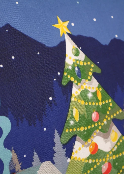 Bedlam Christmas Kids Glow In The Dark Duvet Cover - Single Image 4