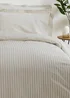 Yard Hebden Melange Natural Stripe Duvet Cover Set - King Image 3