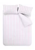 Sassy B Bedding Stripe Tease Reversible Duvet Cover Set Pink - Single Image 4