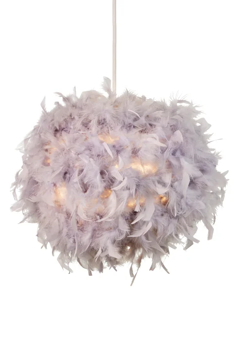 Glow Feather Shade Grey (30cm x 40cm) - One Size Image 4