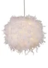 Glow Feather Shade White (30cm x 40cm) - One Size Image 4