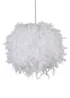 Glow Feather Shade White (30cm x 40cm) - One Size Image 2