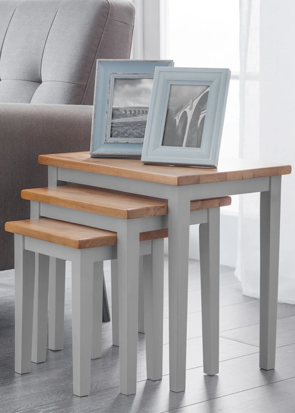 Julian Bowen Cleo Nest Of Tables 46 x 48 x 33 cm) - One Size Image 1