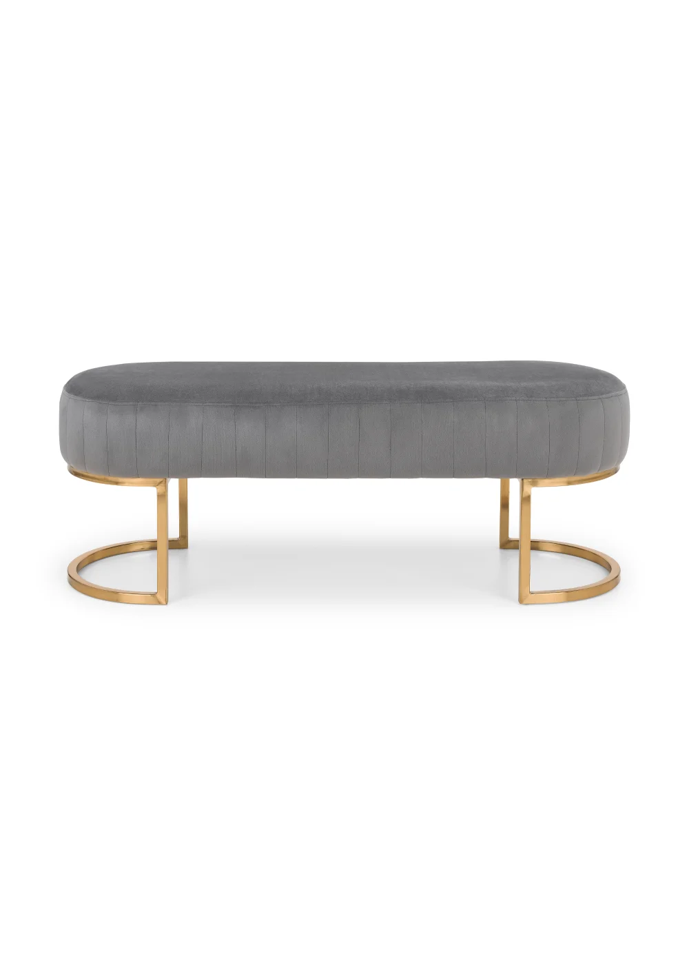 Julian Bowen Harrogate Velvet Bench (42 x 117.5 x 42.5 cm) - One Size Image 2