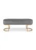 Julian Bowen Harrogate Velvet Bench (42 x 117.5 x 42.5 cm) - One Size Image 2