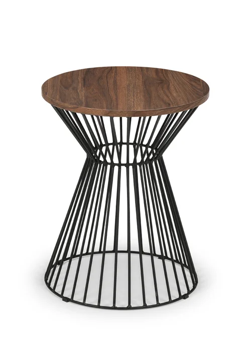 Julian Bowen Jersey Round Wire Lamp Table (50 x 40 x 40 cm) - No Size Image 2
