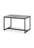 Julian Bowen Staten Concrete Dining Table (75 x 120 x 80 cm) - One Size Image 3